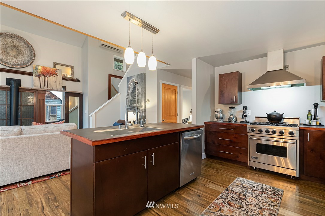 467 Cove Road Bellingham, WA 98229 - Photo 14 of 40 a kitchen with a stove and a sink