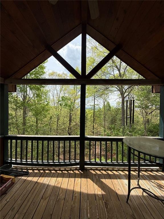 175 Antler Way Morganton, GA 30560 - Photo 2 of 8 a view of a balcony with wooden floor
