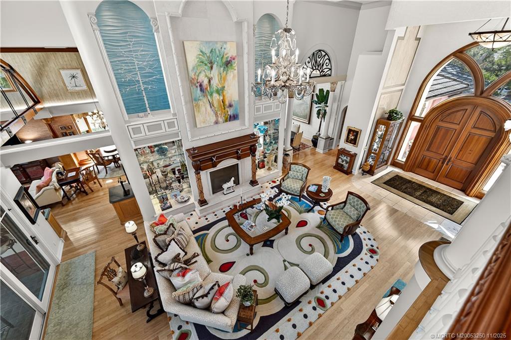 1210 Northwest Winters Creek Road Palm City, FL 34990 - Photo 13 of 73 Living Room View from top of stairway.