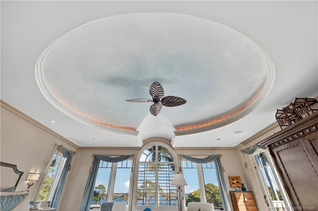 1210 Northwest Winters Creek Road Palm City, FL 34990 - Photo 31 of 73 Sculptured Recessed Ceiling with custom lighting.