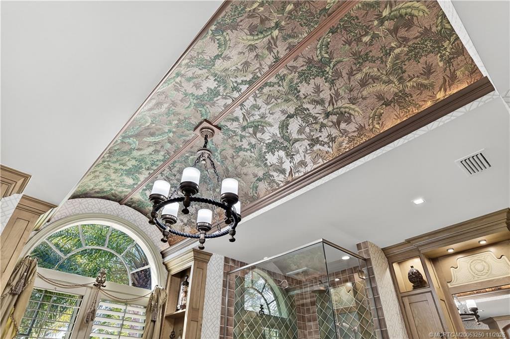 1210 Northwest Winters Creek Road Palm City, FL 34990 - Photo 39 of 73 Hand-Crafted Ceilings in Primary Bath
