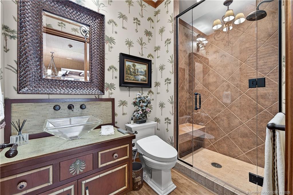 1210 Northwest Winters Creek Road Palm City, FL 34990 - Photo 52 of 73 Full Bath in Office - Den - Media Room