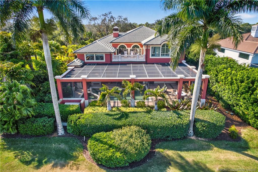 1210 Northwest Winters Creek Road Palm City, FL 34990 - Photo 64 of 73 Rear Aerial View of Home