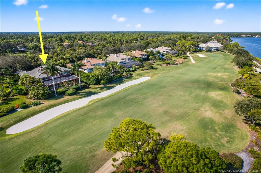1210 Northwest Winters Creek Road Palm City, FL 34990 - Photo 72 of 73 Location View of Home on Fairway & St. Lucie River