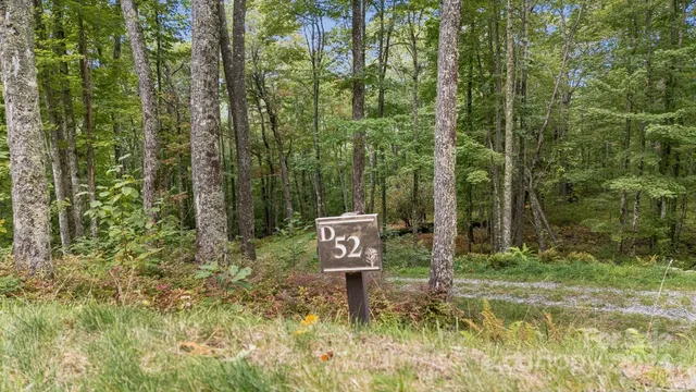 a sign that is sitting in front of a forest