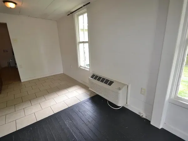 a room with a window