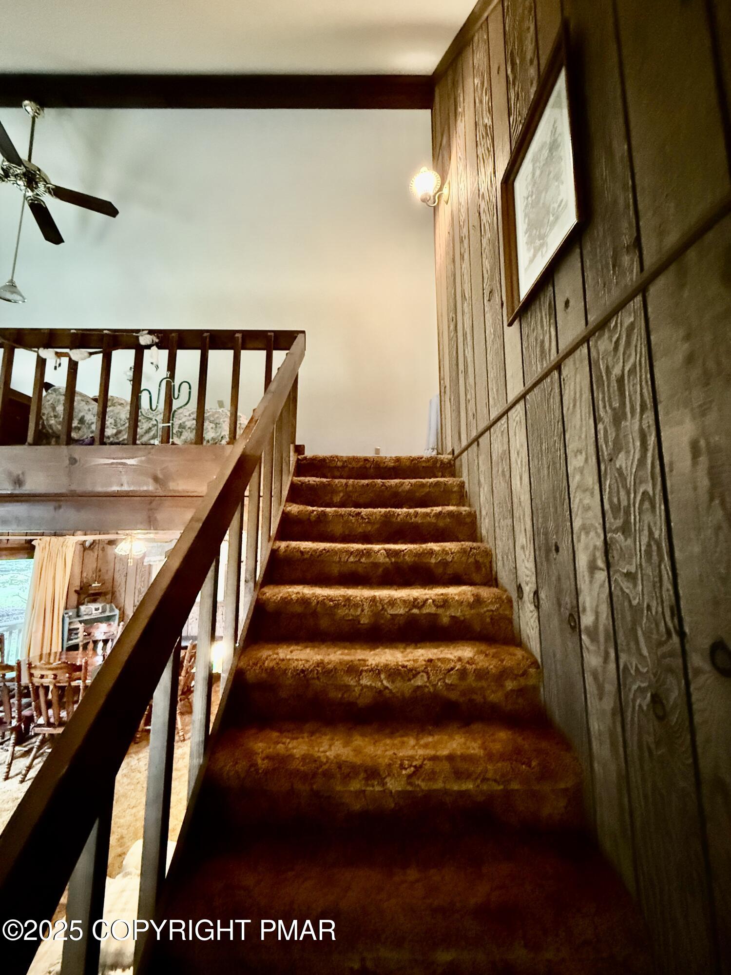 125 Red Squirrel Road Blakeslee, PA 18610 - Photo 36 of 52 Stairs to 3rd Bedroom