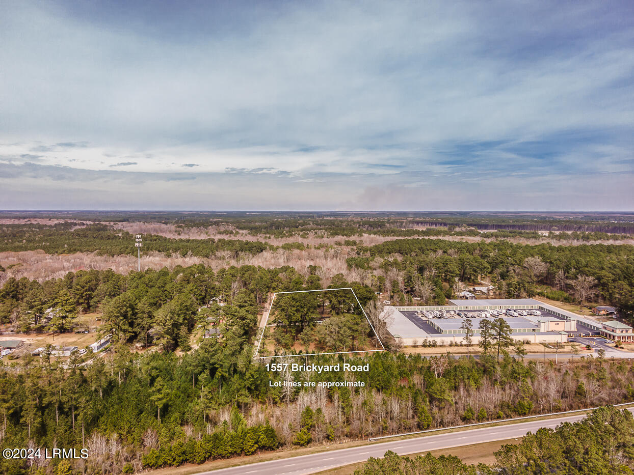 1557 Brickyard Road Hardeeville, SC 29927 - Photo 19 of 22 Aerial 4 with address