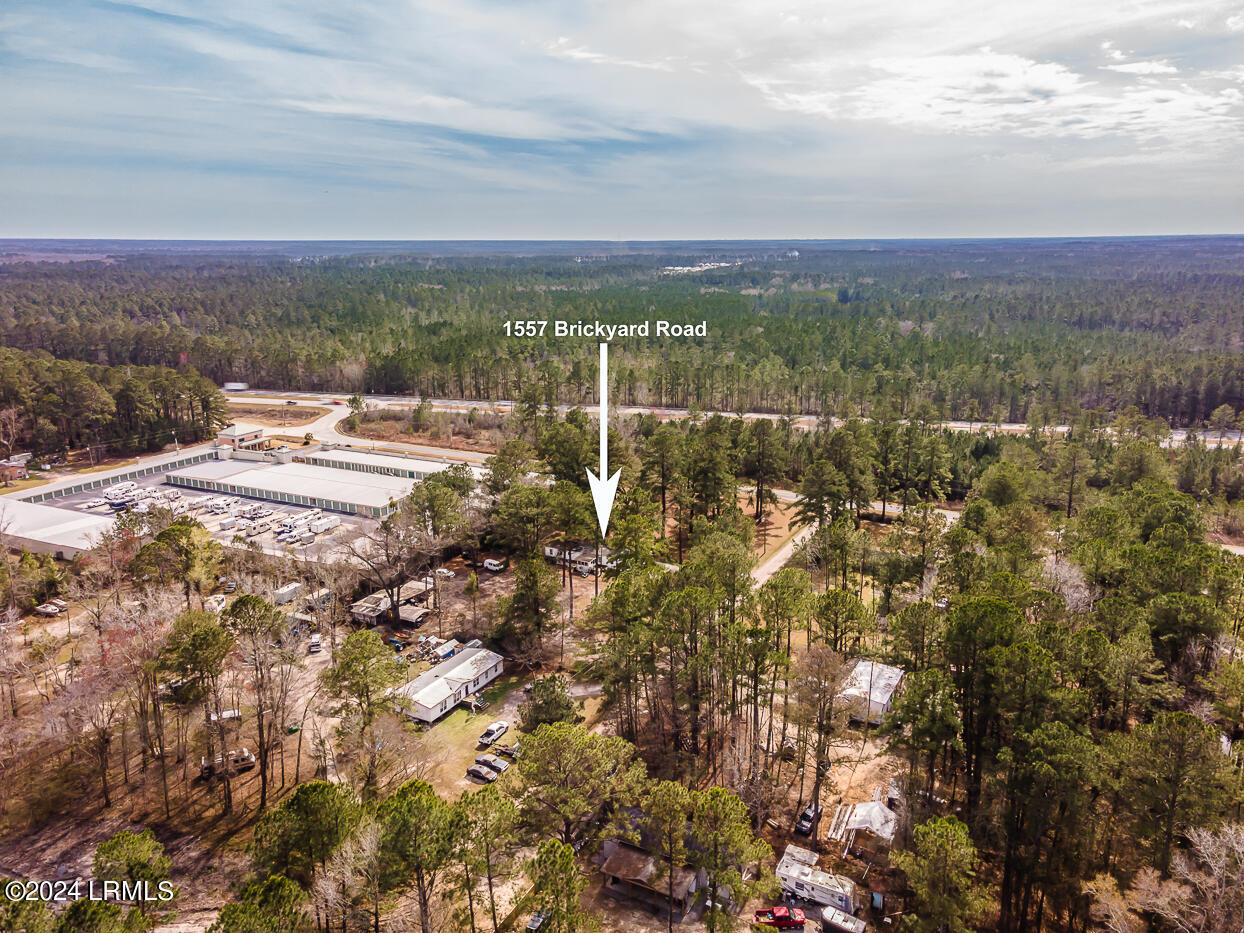 1557 Brickyard Road Hardeeville, SC 29927 - Photo 4 of 22 Aerial 12 with address