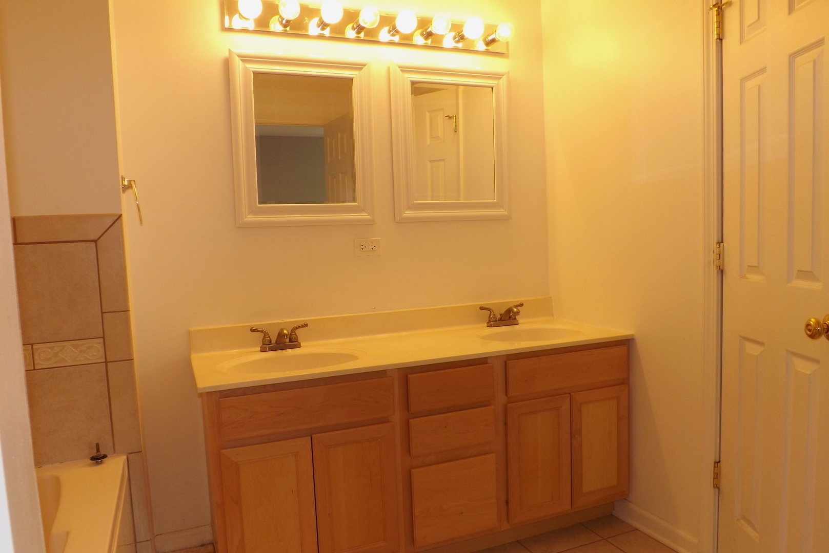 1237 Georgetown Way Vernon Hills, IL 60061 - Photo 12 of 16 a bathroom with a sink and a mirror