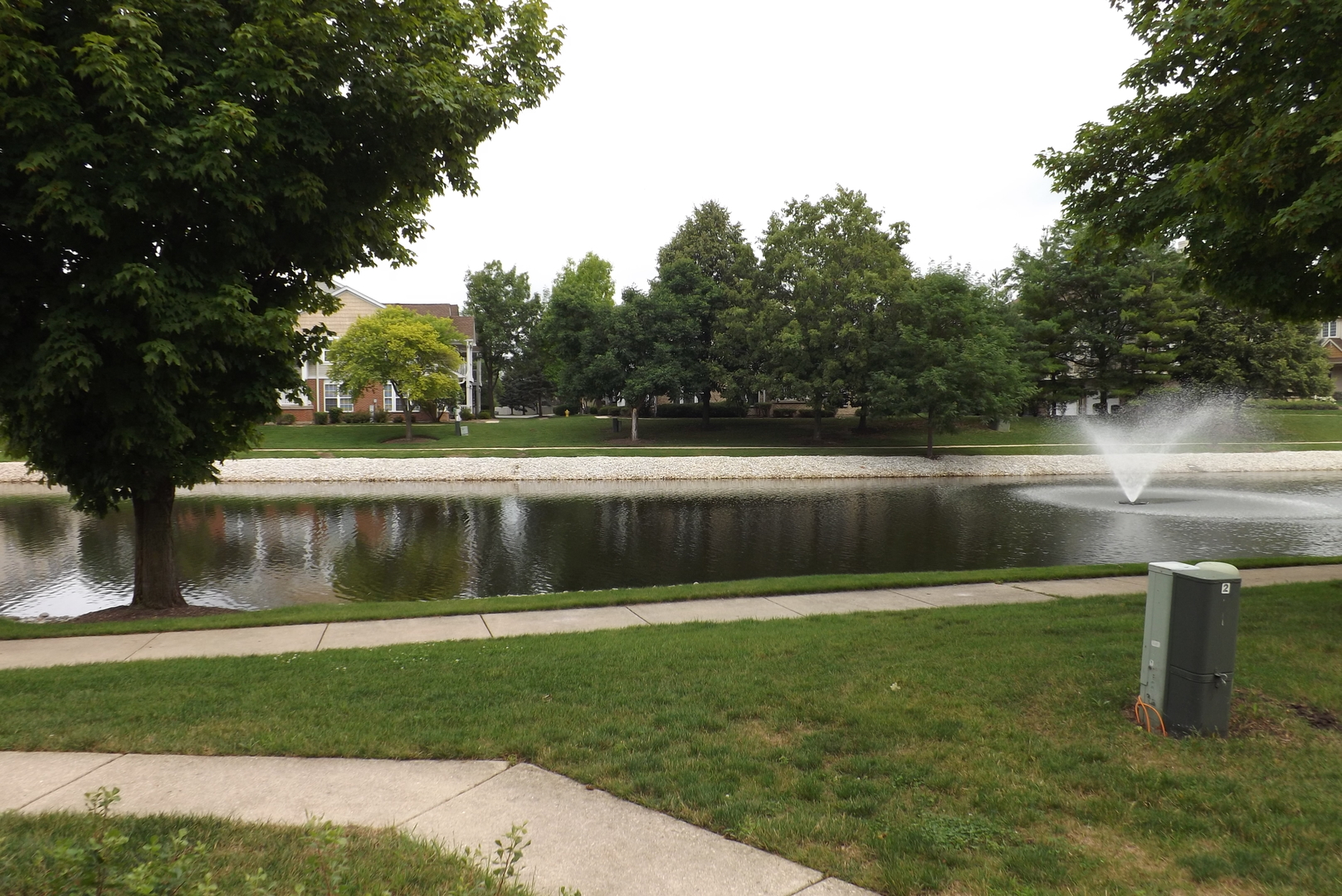 1237 Georgetown Way Vernon Hills, IL 60061 - Photo 3 of 16 a view of lake with a yard