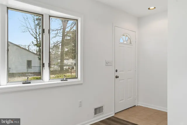 a view of an front door