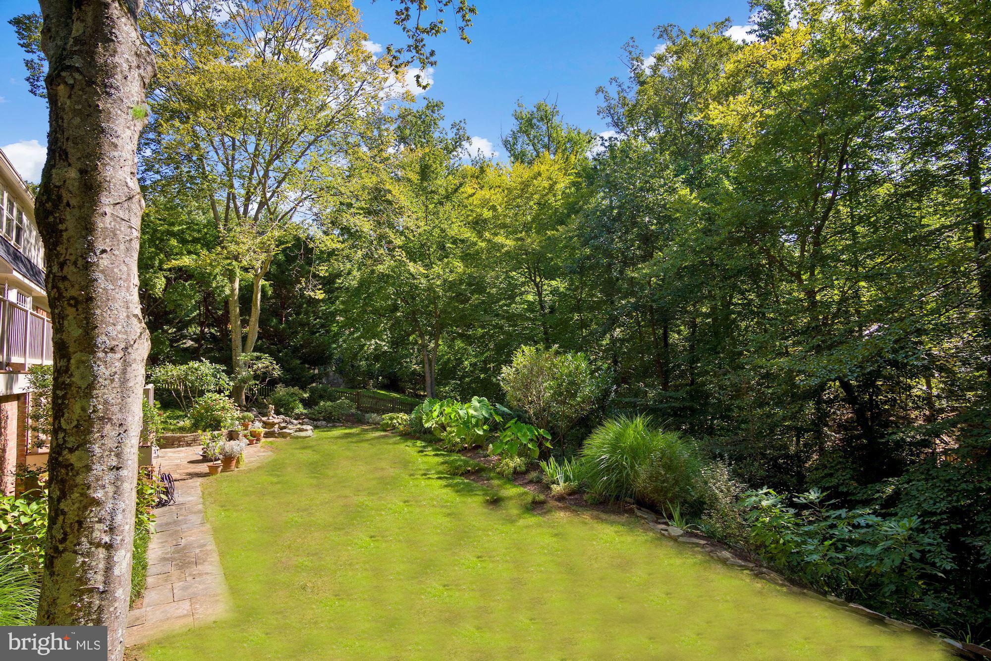 9409 Brooke Drive Bethesda, MD 20817 - Photo 3 of 47 Dramatic rear grounds with lush landscaping