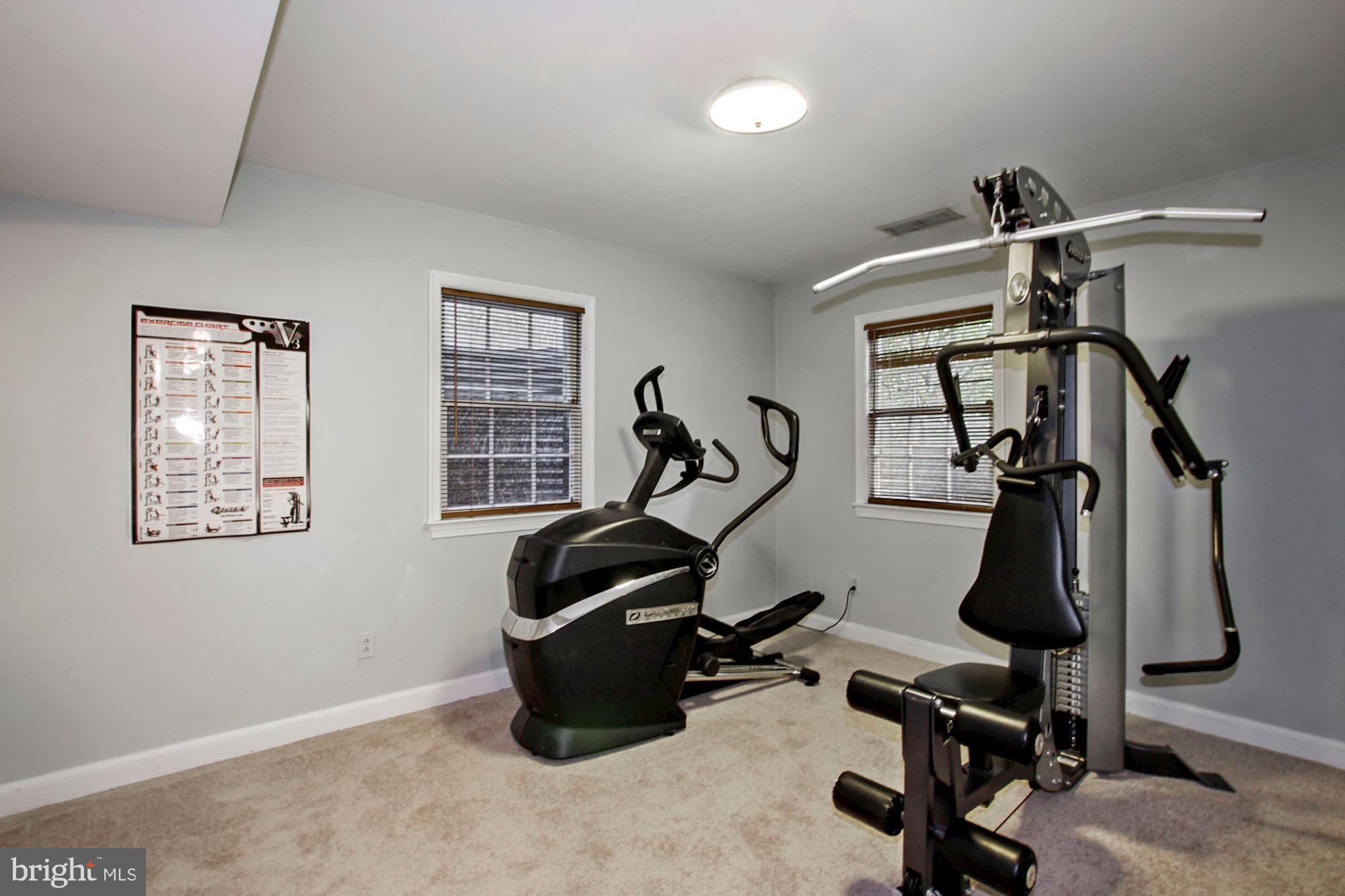 9409 Brooke Drive Bethesda, MD 20817 - Photo 39 of 47 Lower level bedroom (5) or exercise room