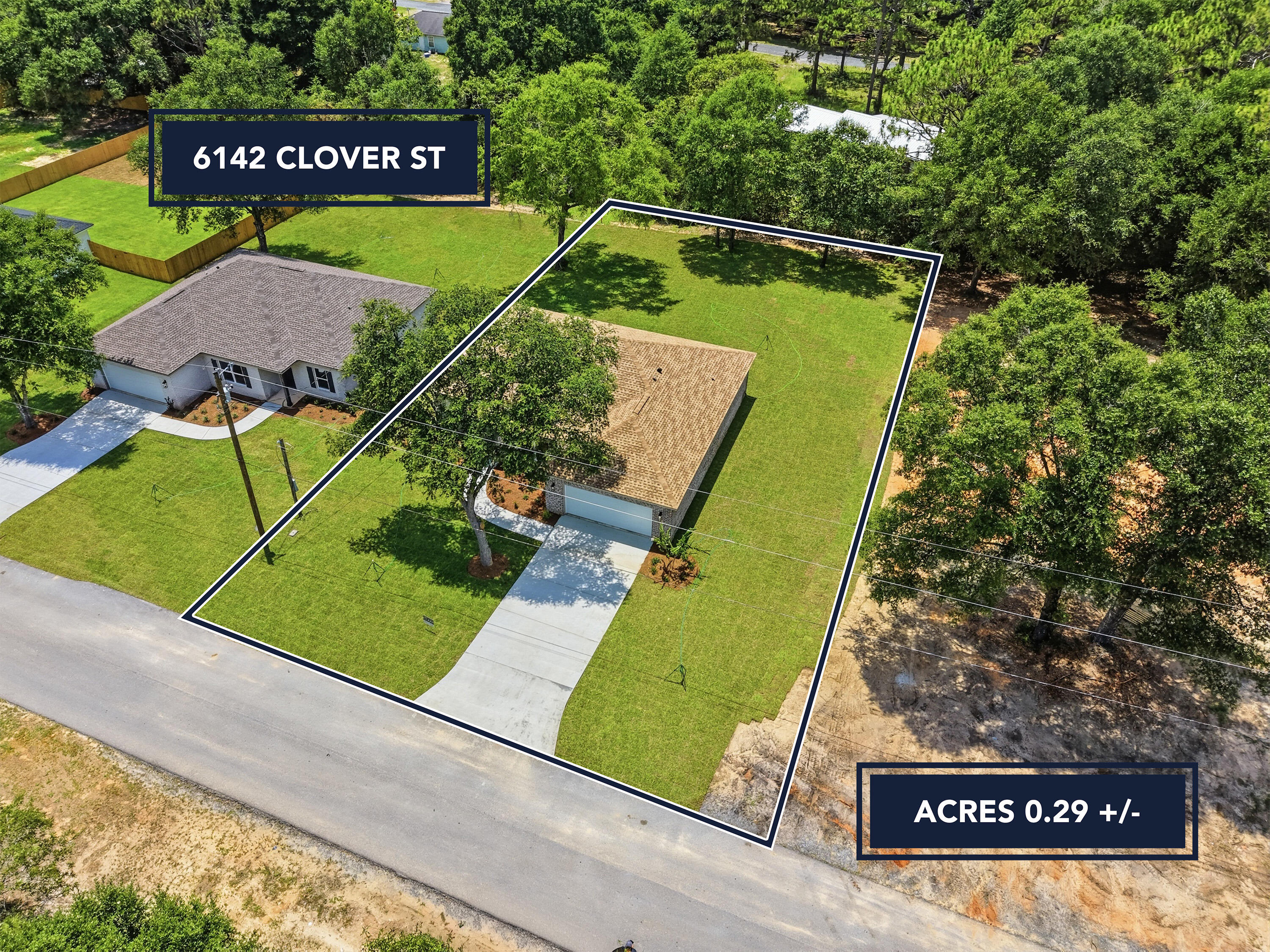 6142 Clover Street Crestview, FL 32539 - Photo 2 of 54 6142 clover st drone-1