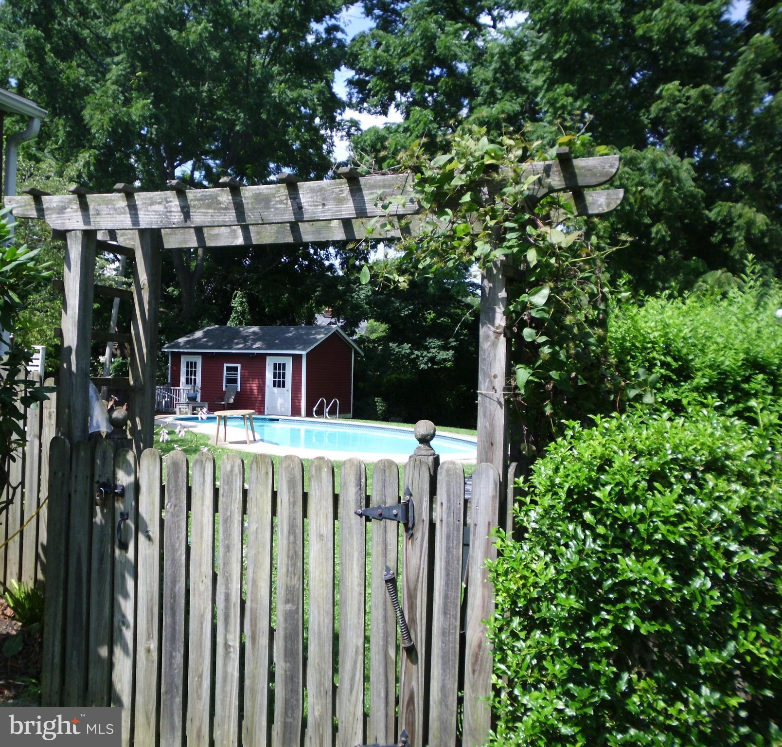1705 Church Road Oreland, PA 19075 - Photo 29 of 35 A peek into the backyard and pool