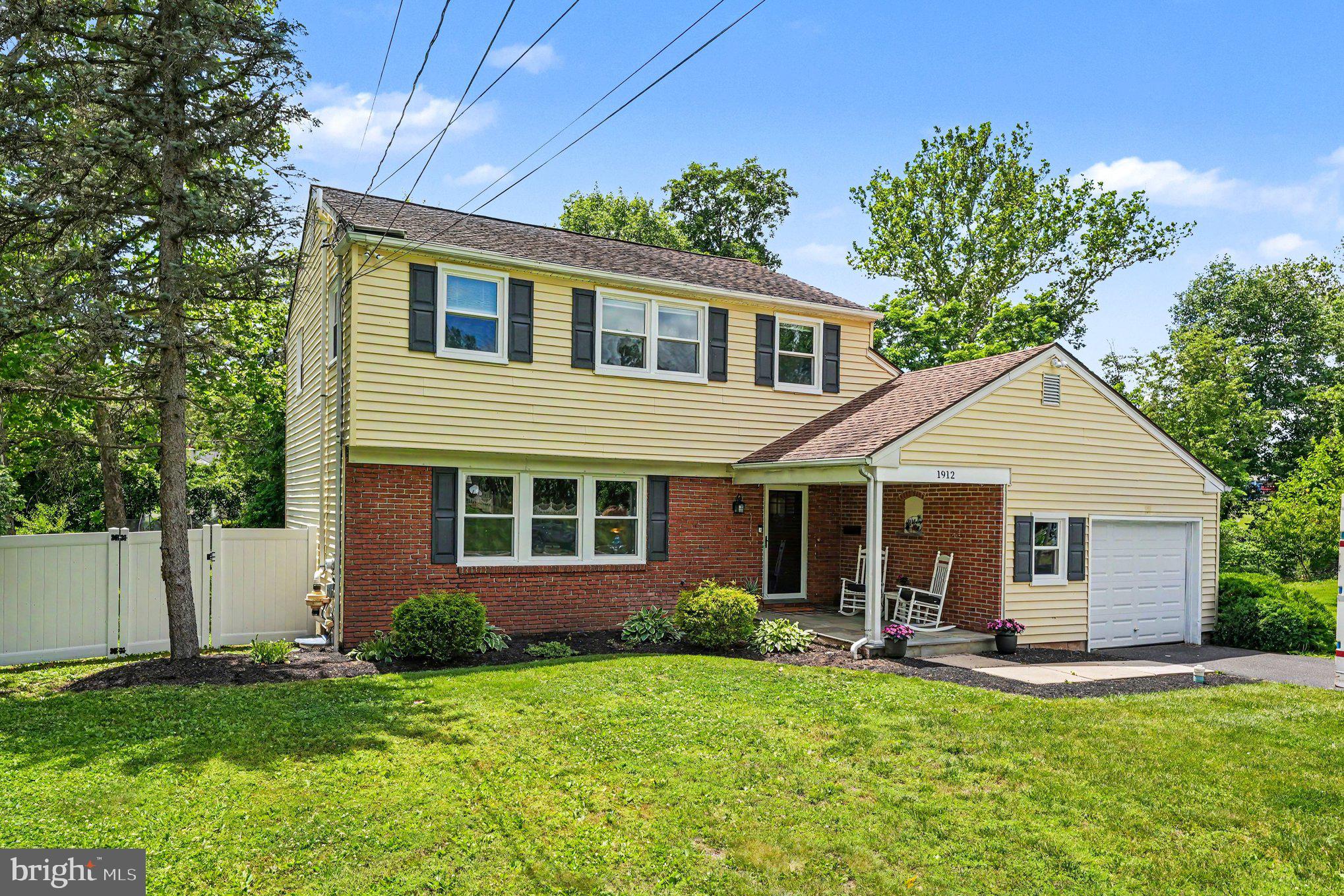 1912 Mare Road Warrington, PA 18976 - Photo 33 of 36 Charming two-story home with lush greenery.