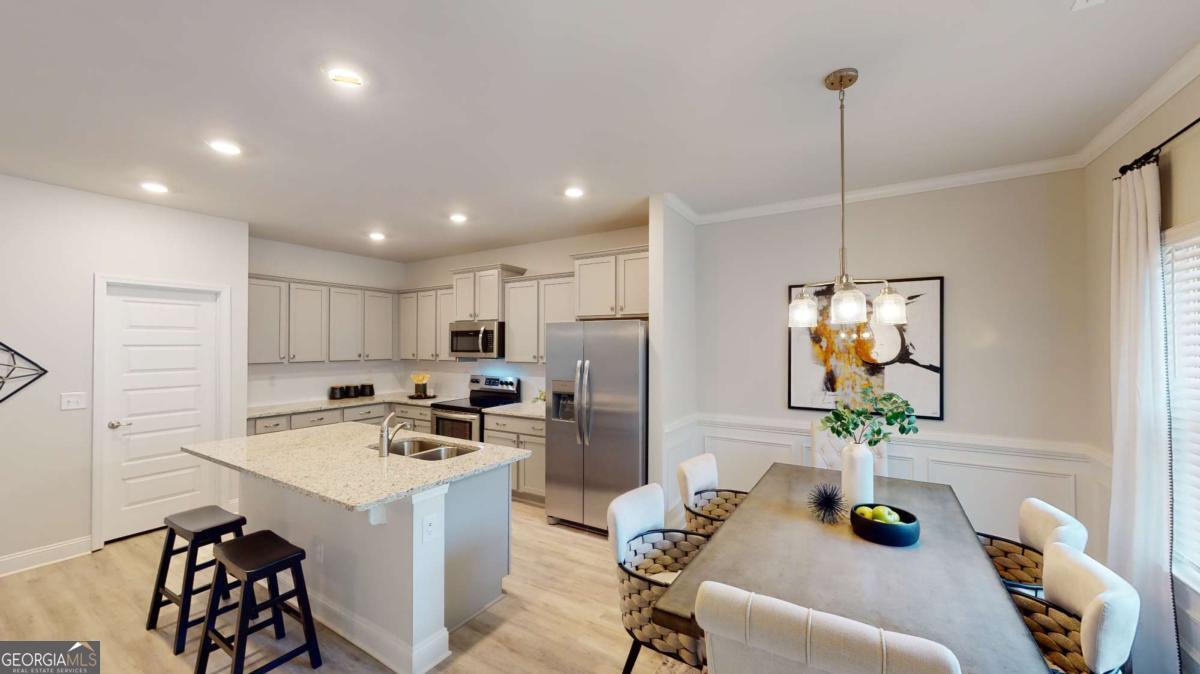 0 Maple Lane Williamson, GA 30292 - Photo 22 of 30 a kitchen that has a sink cabinets and counter space