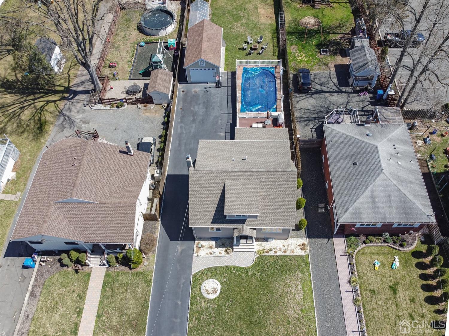 24 Kimberly Road Colonia, NJ 07067 - Photo 47 of 50 an aerial view of residential houses with outdoor space