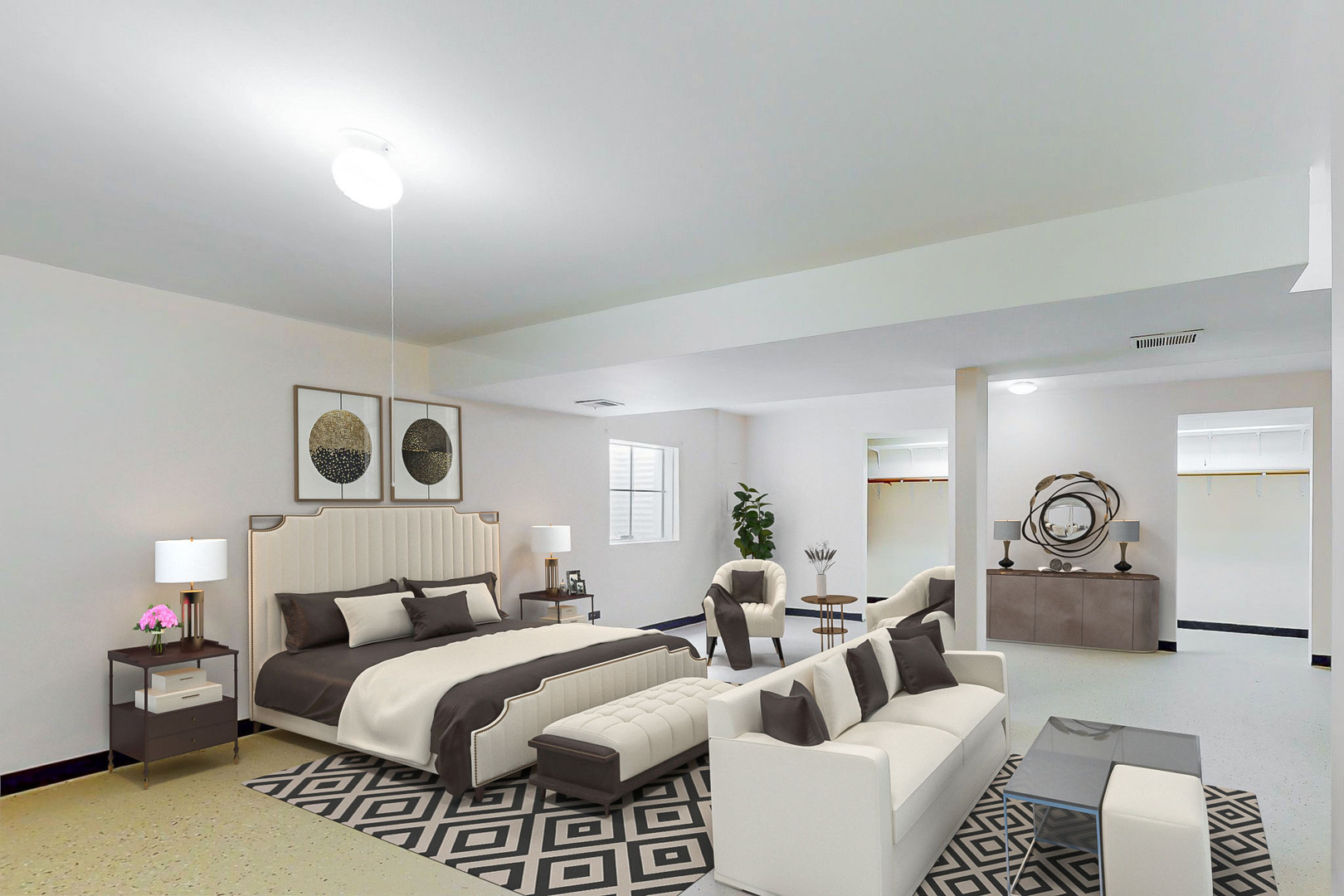 1009 Spring Mill Drive Hoffman Estates, IL 60169 - Photo 12 of 35 a bedroom with furniture and a window