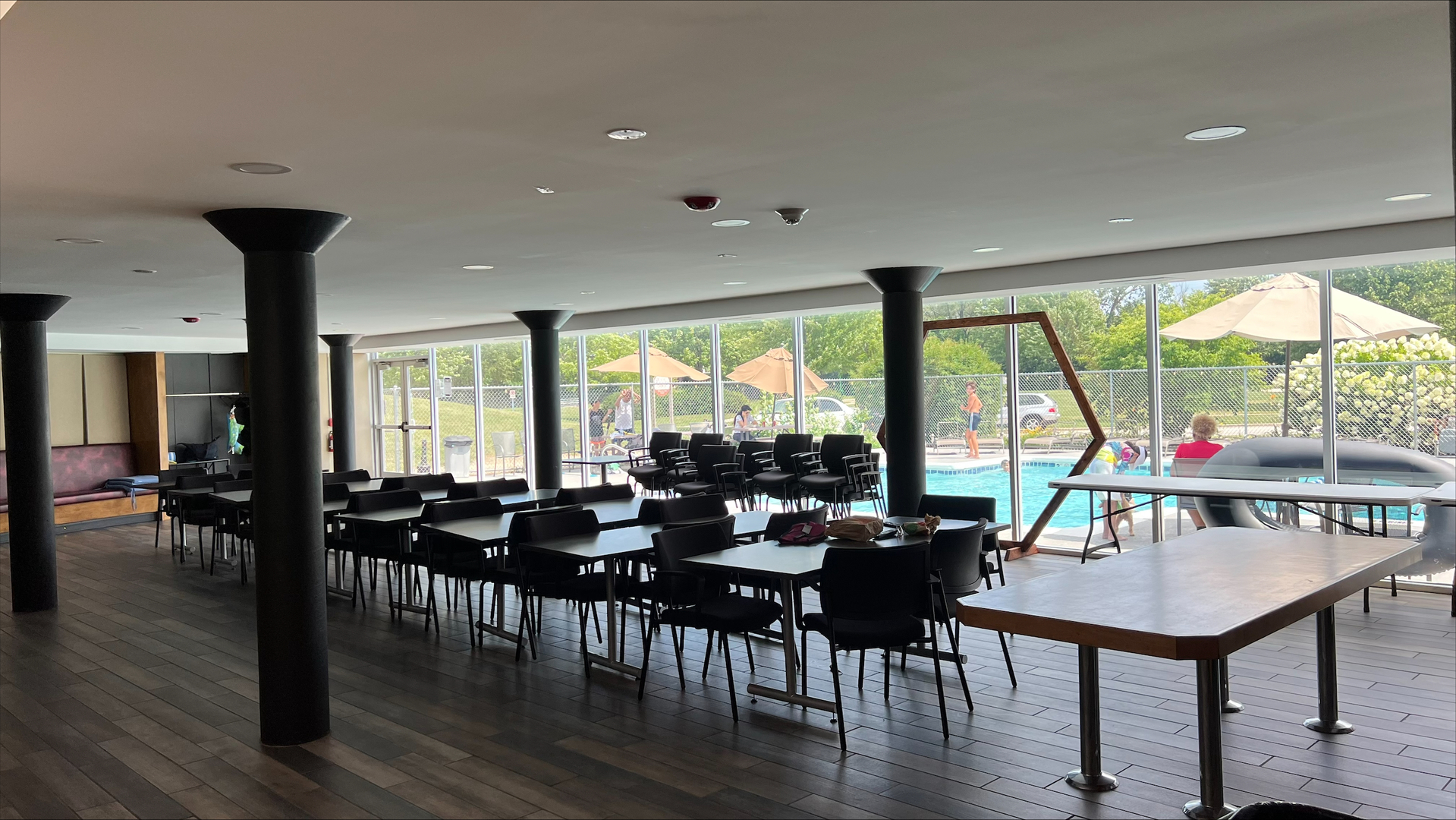 1009 Spring Mill Drive Hoffman Estates, IL 60169 - Photo 25 of 35 a view of a dining room with furniture window and wooden floor