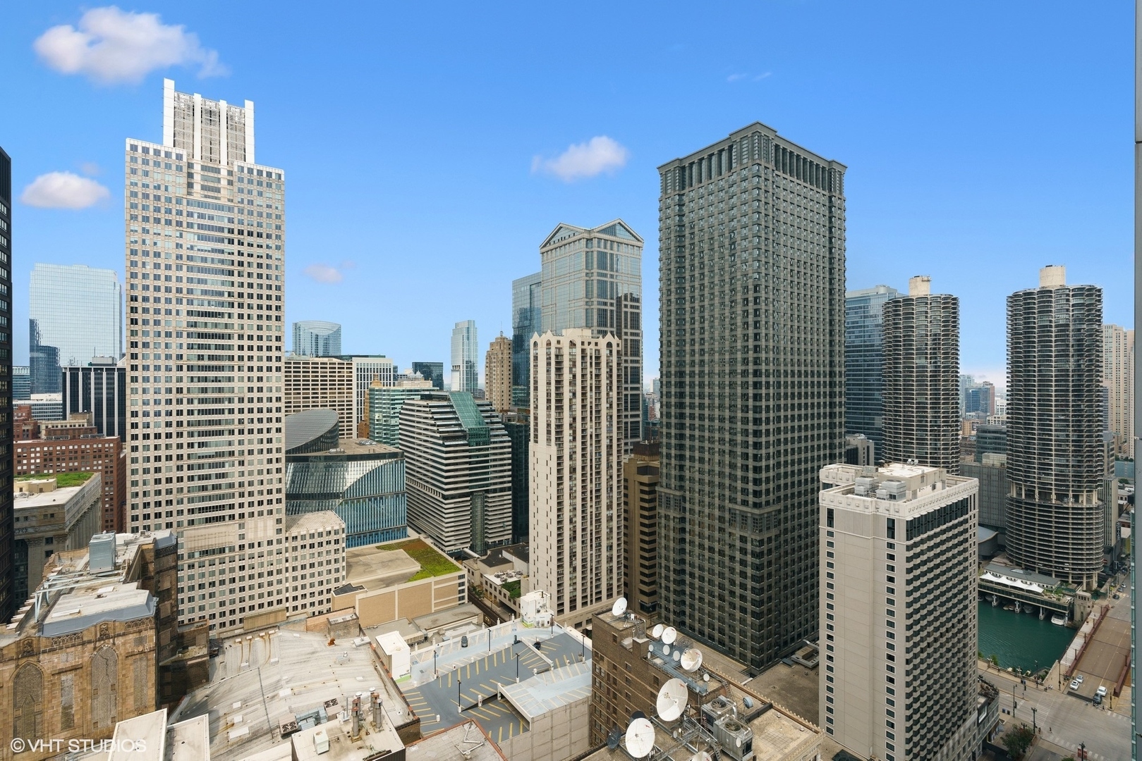 8 East Randolph Street, Unit 3207 Chicago, IL 60601 - Photo 16 of 16 a view of a city with tall buildings