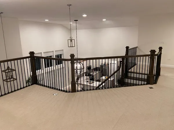 a view of staircase with staircase