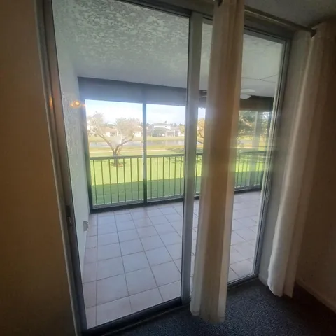 a view of an entryway door