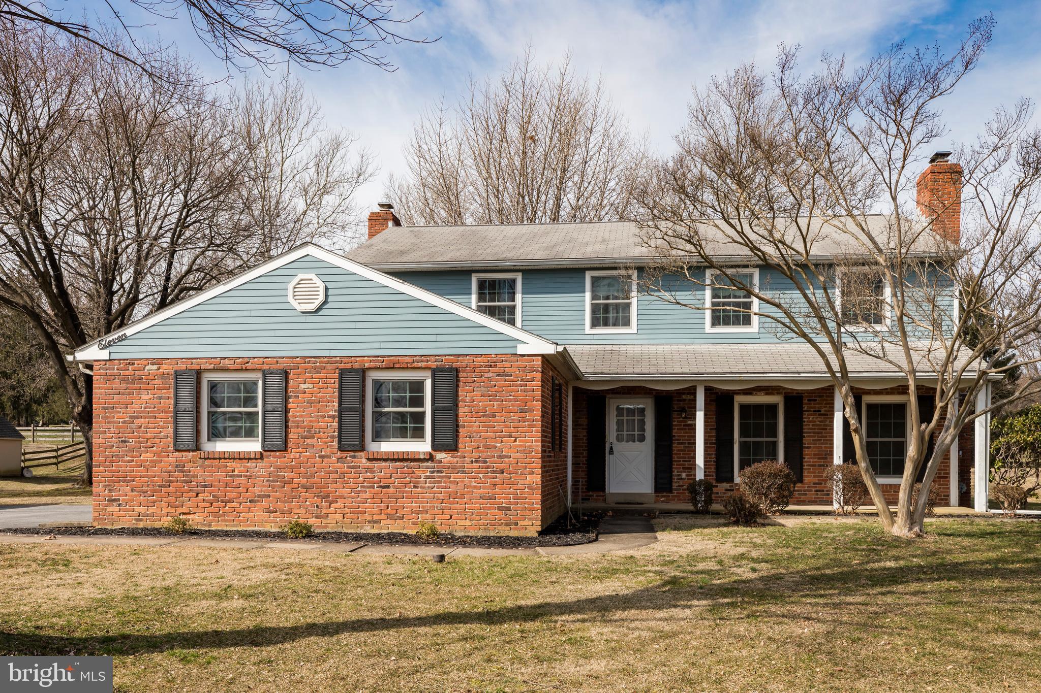 The front of the house