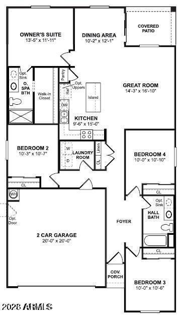 948 East Wiley Way Casa Grande, AZ 85122 - Photo 19 of 19 Floor Plan