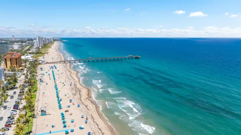 a view of a city with tall buildings
