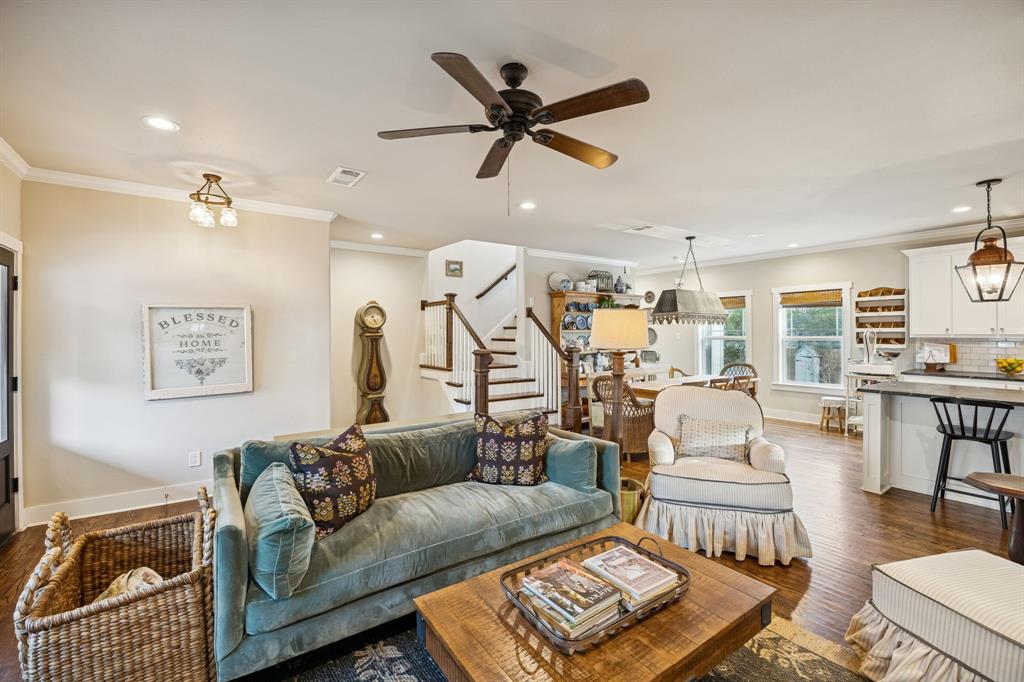 1309 Howell Street McKinney, TX 75069 - Photo 7 of 32 a living room with furniture and a rug