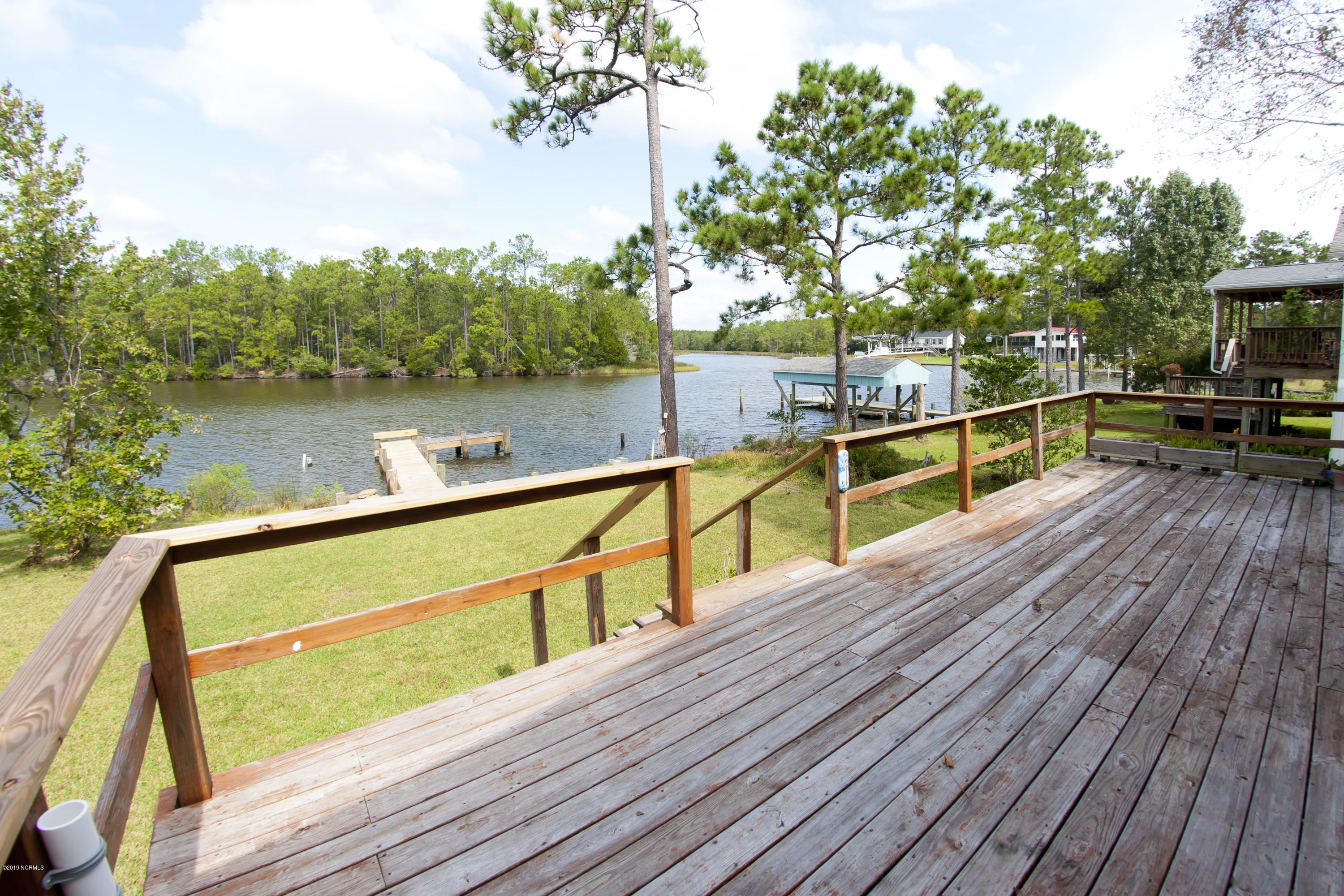 23 Croaker Road Merritt, NC 28556 - Photo 16 of 42 View from Waterfront Deck