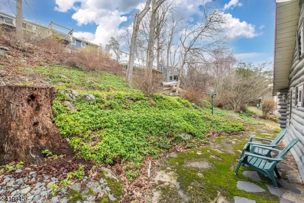 a view of yard with green space