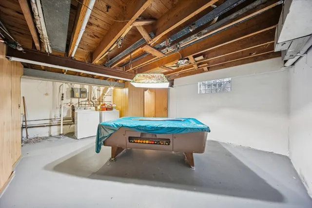 a room with gym equipment