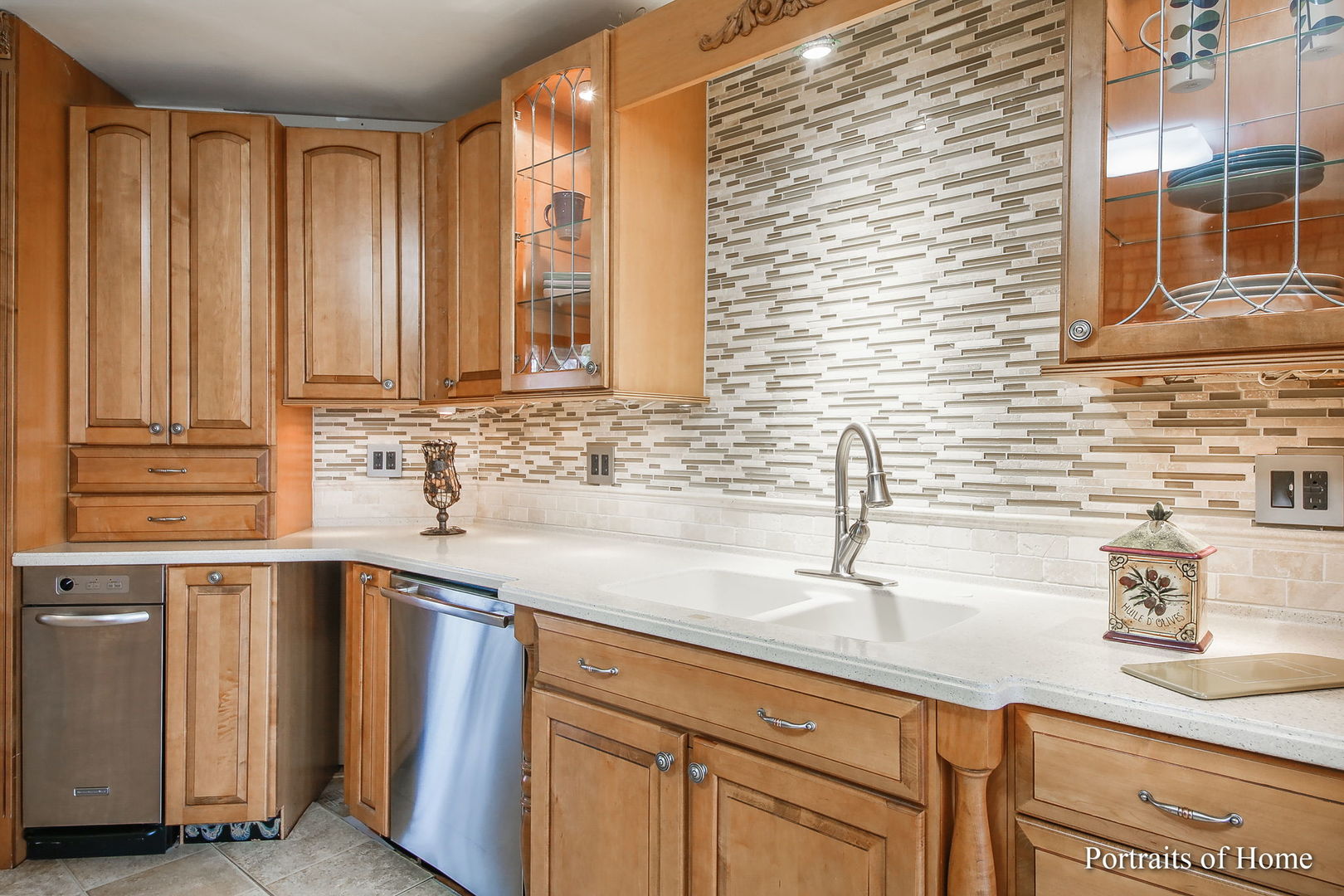 4S785 Norris Road Sugar Grove, IL 60554 - Photo 9 of 31 a kitchen with stainless steel appliances granite countertop a sink and a cabinets