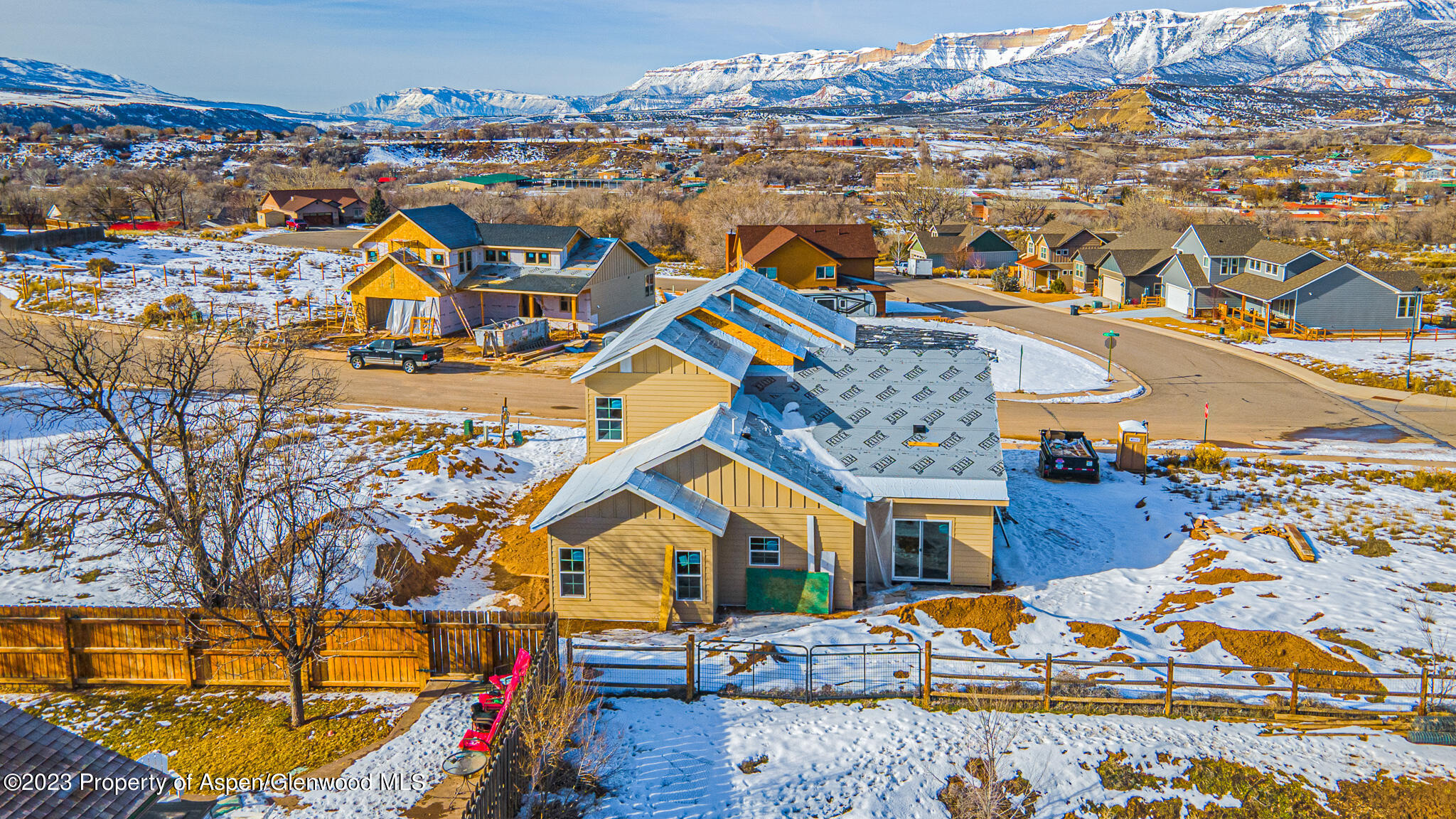 1416 Rifle Heights Drive Rifle, CO 81650 - Photo 4 of 35 an aerial view of residential houses with outdoor space