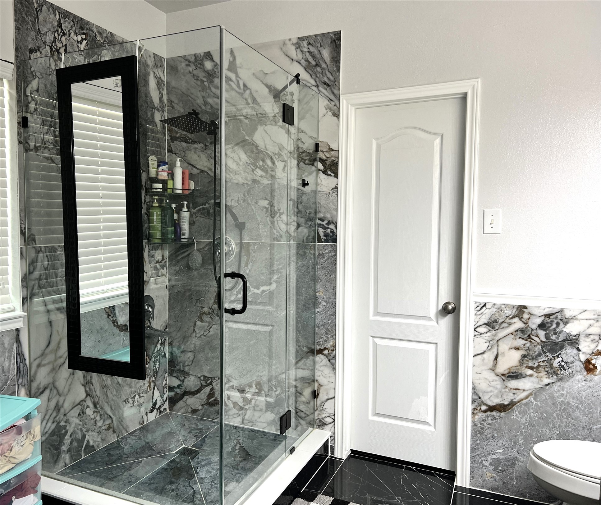 9111 Fuqua Ridge Lane Houston, TX 77075 - Photo 13 of 21 a bathroom with a shower and a sink