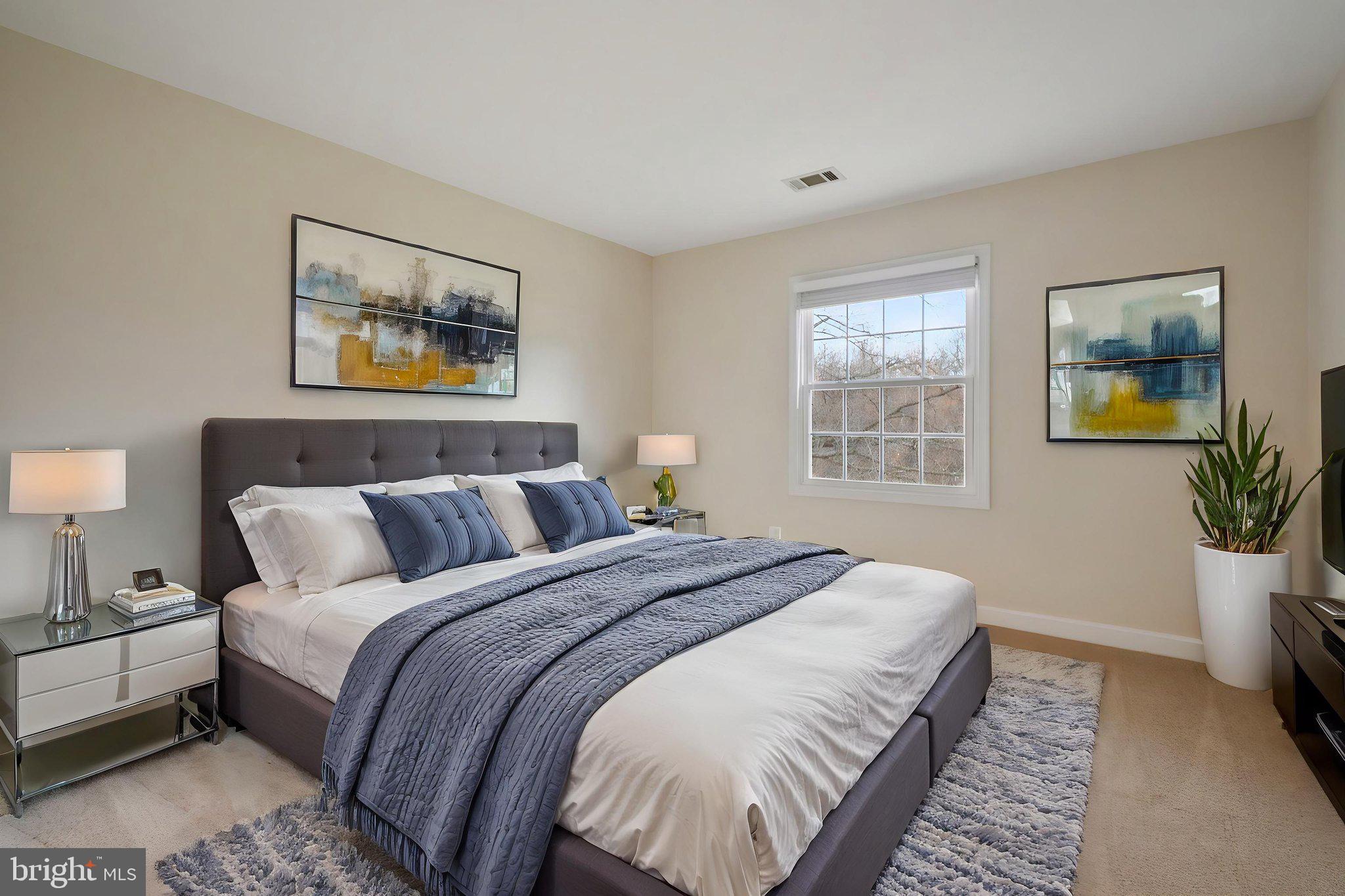 8312 Kingsgate Road, Unit 532 Springfield, VA 22152 - Photo 16 of 51 Primary bedroom virtually staged