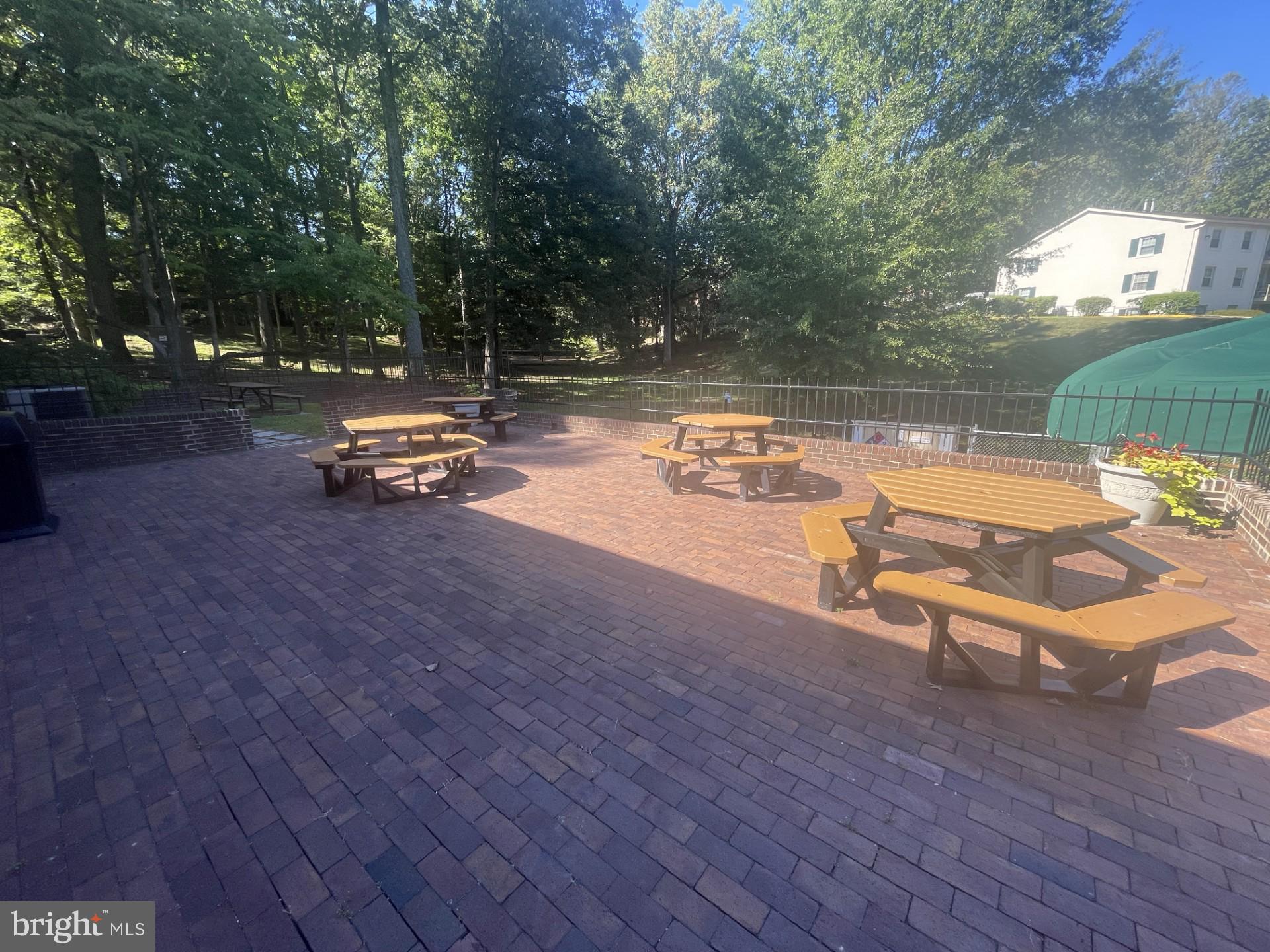 8312 Kingsgate Road, Unit 532 Springfield, VA 22152 - Photo 44 of 51 Picnic area on patio off party room