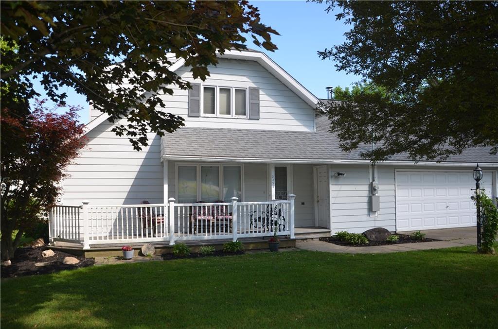 FRONT OF 2255 VALLEY VIEW ROAD. NICE FRONT PORCH.