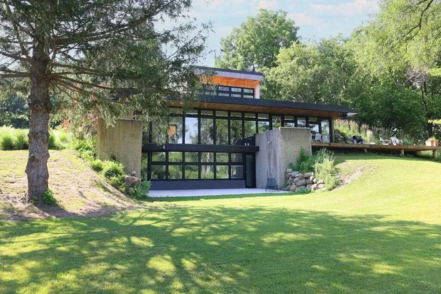 a view of swimming pool with a patio