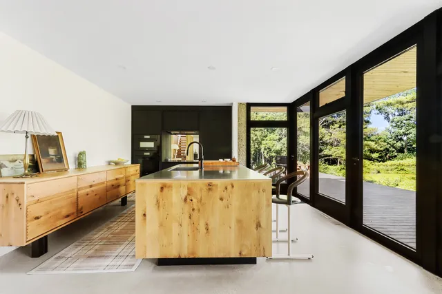 a very nice looking room with a large window