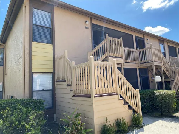 a view of front door of house