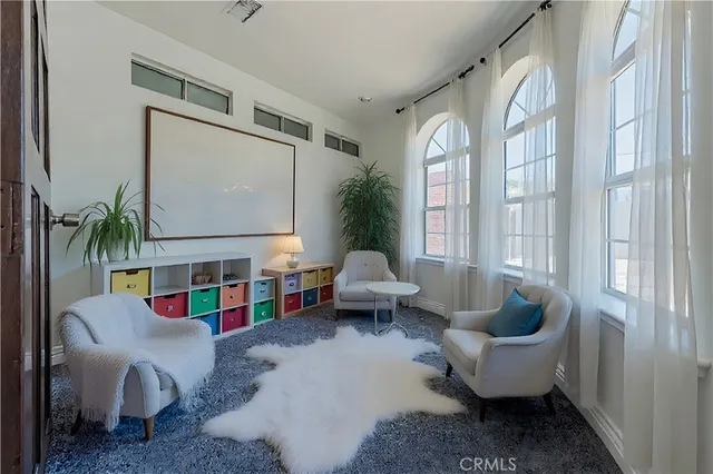 a view of hallway with stairs