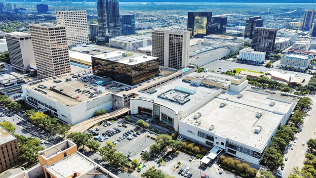 a aerial view of multiple house