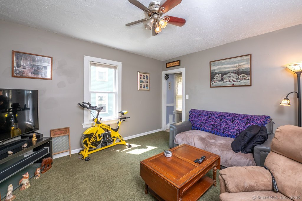 21 Poplar Street Waterbury, CT 06708 - Photo 4 of 31 a living room with furniture a couch and a flat screen tv