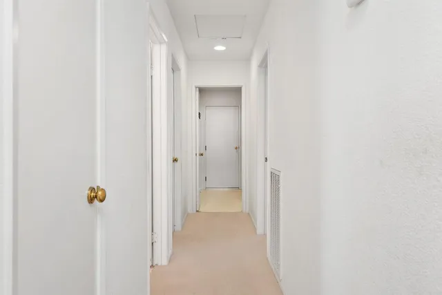 a workspace with furniture and a chair