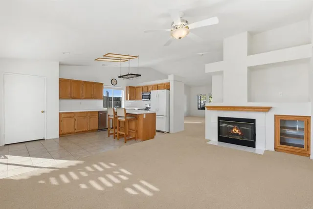 a view of livingroom with fireplace