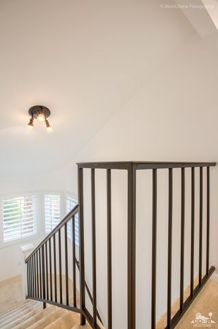 a view of a golf course with a garden